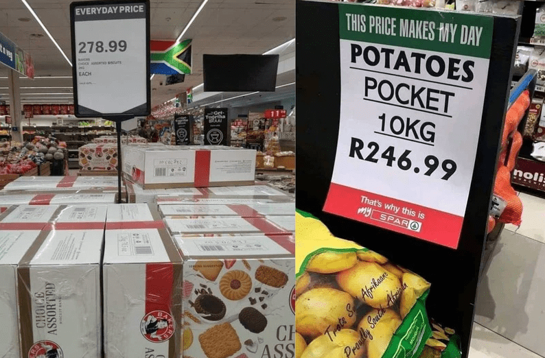potato prices SA