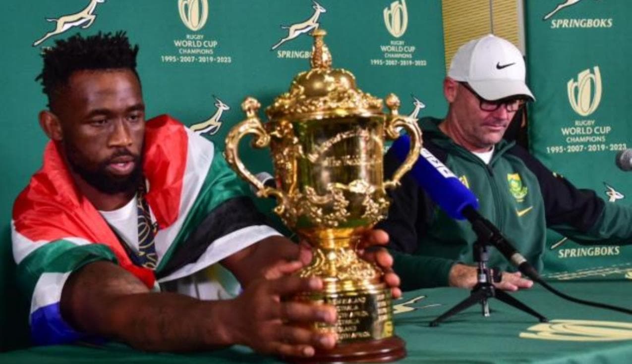 Kolisi dedicates the World Cup victory to all South Africans