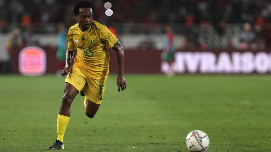 Percy Tau Bafana Bafana fans - AFCON