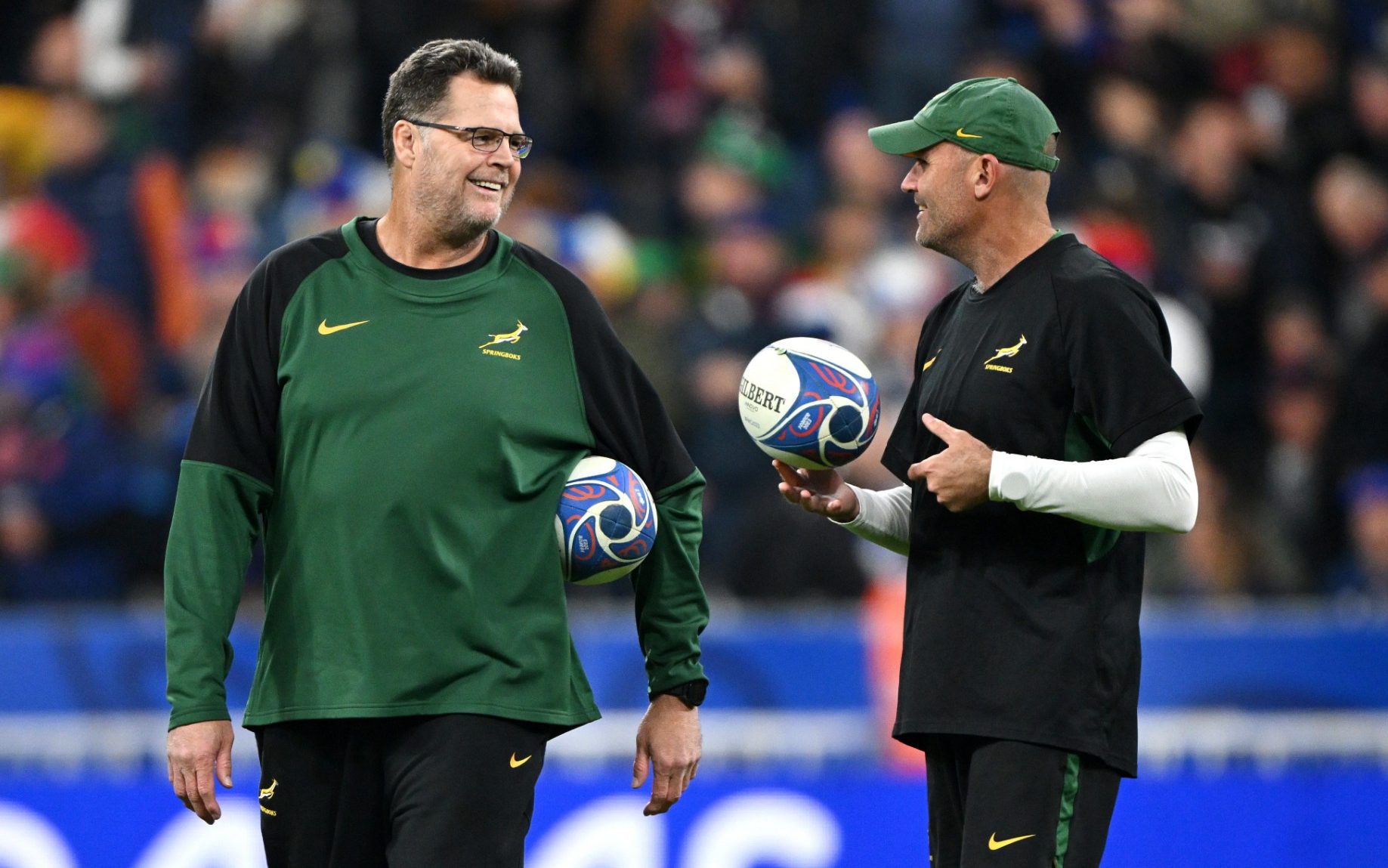 South African rugby coaches, Springboks Rassie Erasmus x Jacques Nienaber
