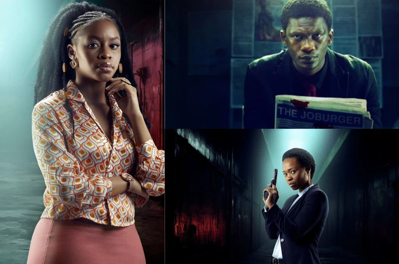 Lemogang Tsipa, Siphesihle Ndaba, Linda Sokhulu in ‘Killer Front Page’