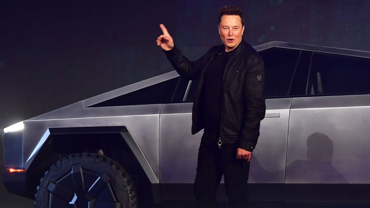 Elon Musk launches the Tesla Cybertruck