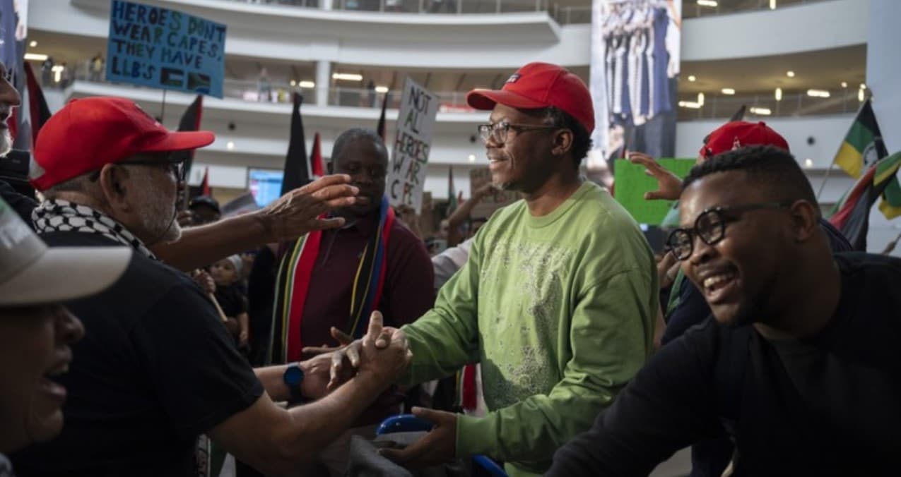 Lawyer receives hero’s welcome at OR Tambo Airport - South Africa's genocide case
