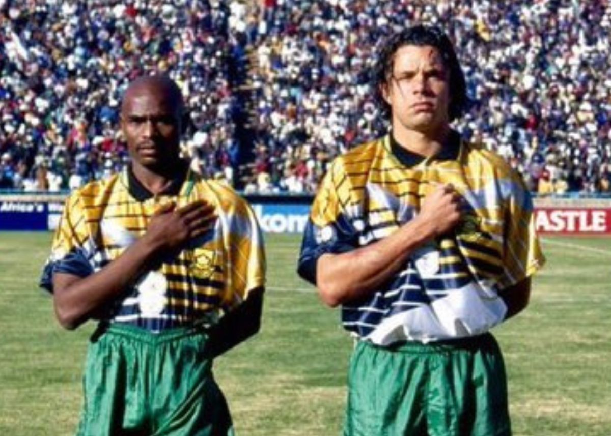 Linda Buthelezi, Mark Fish. Bafana Bafana, AFCON 1996