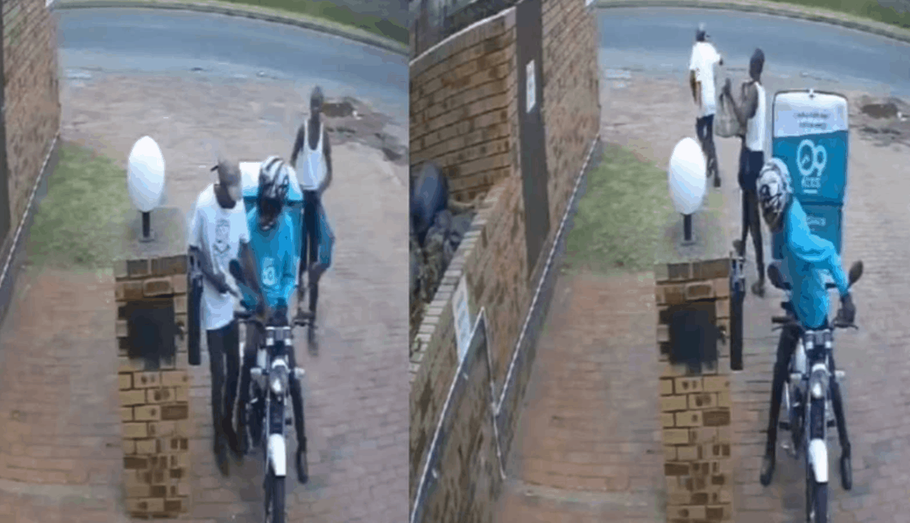 Checkers Sixty60 biker ROBBED of groceries at gunpoint