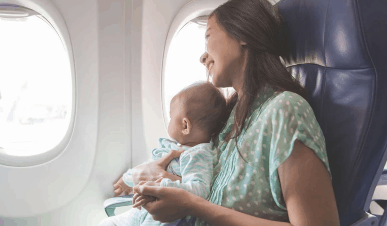 Five tips to make travelling with a baby easier