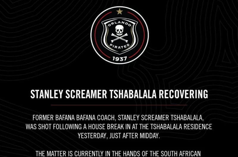 Orlando Pirates Stanley Tshabalala shooting