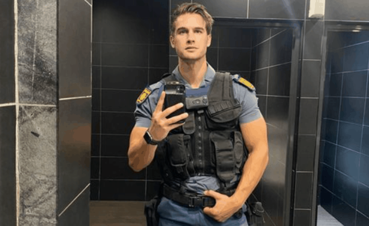 Who is this hunky SA police officer who is ready to risk it all?