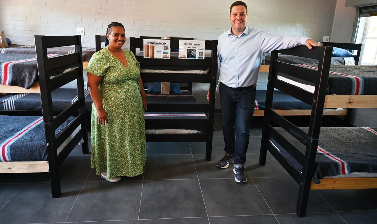 New homeless shelter opened in Cape Town suburb