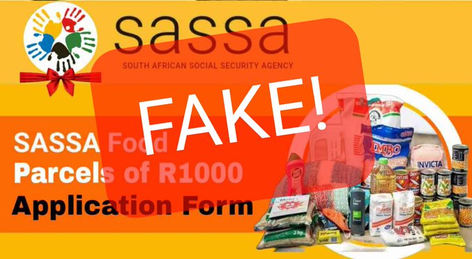 Beware the latest SASSA food parcel scam.