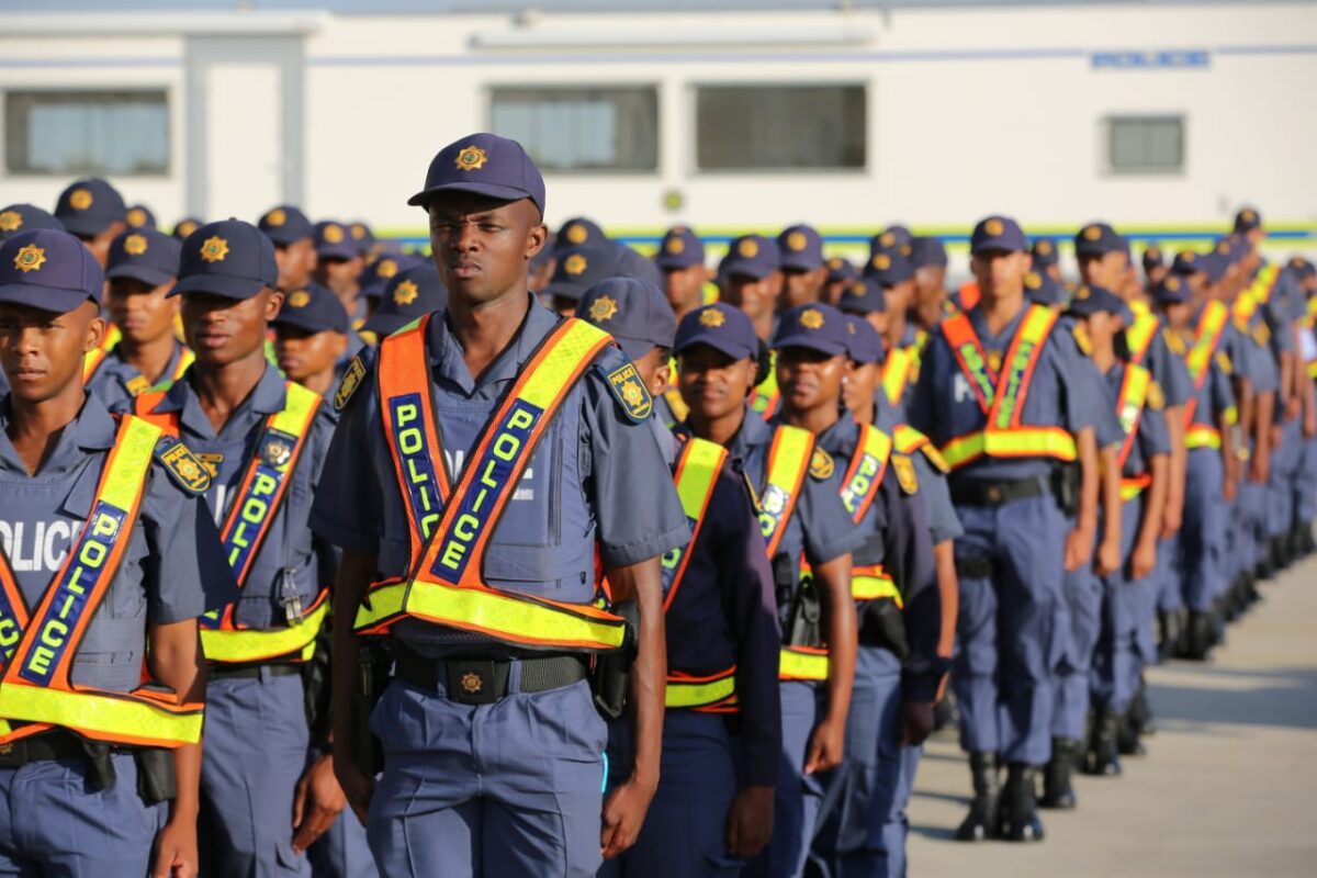 Members of the South African Police Service.