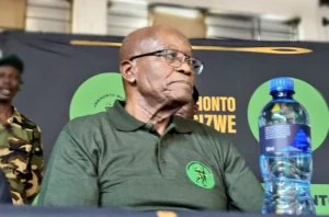 Jacob Zuma, leader of MK Party.