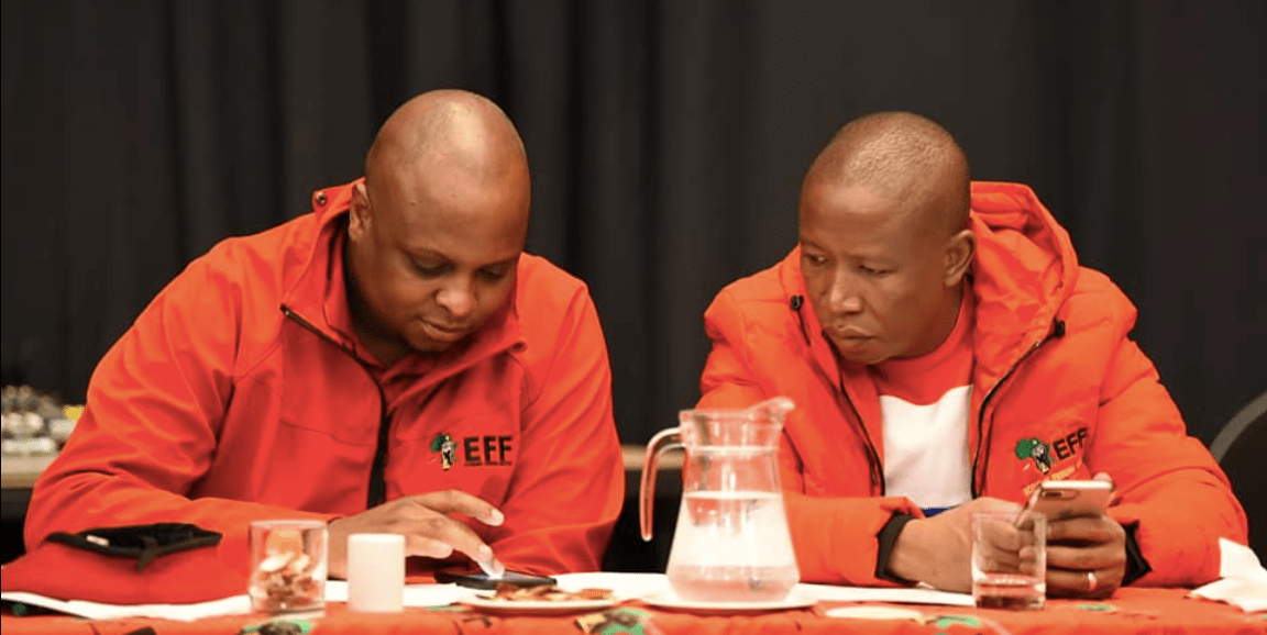 Floyd Shivambu and Julius Malema.