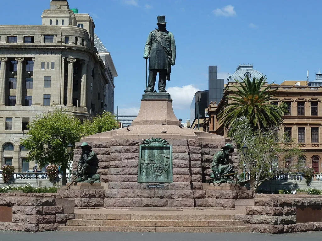 Statue of Paul Kruger in Pretoria.