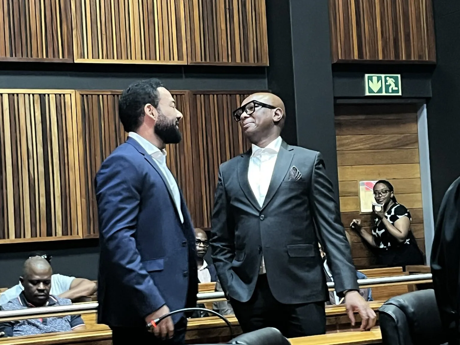 The State has dropped charges against Zizi Kodwa and Jehan Mackay.