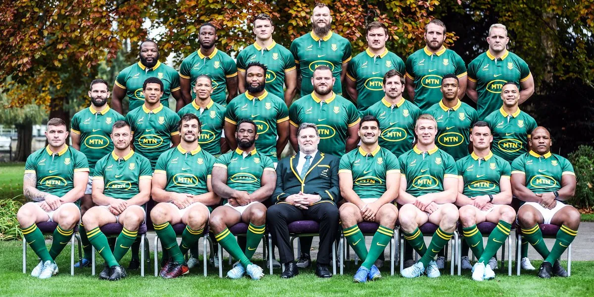 The official Springbok team photo ahead of Saturday's blockbuster against England.