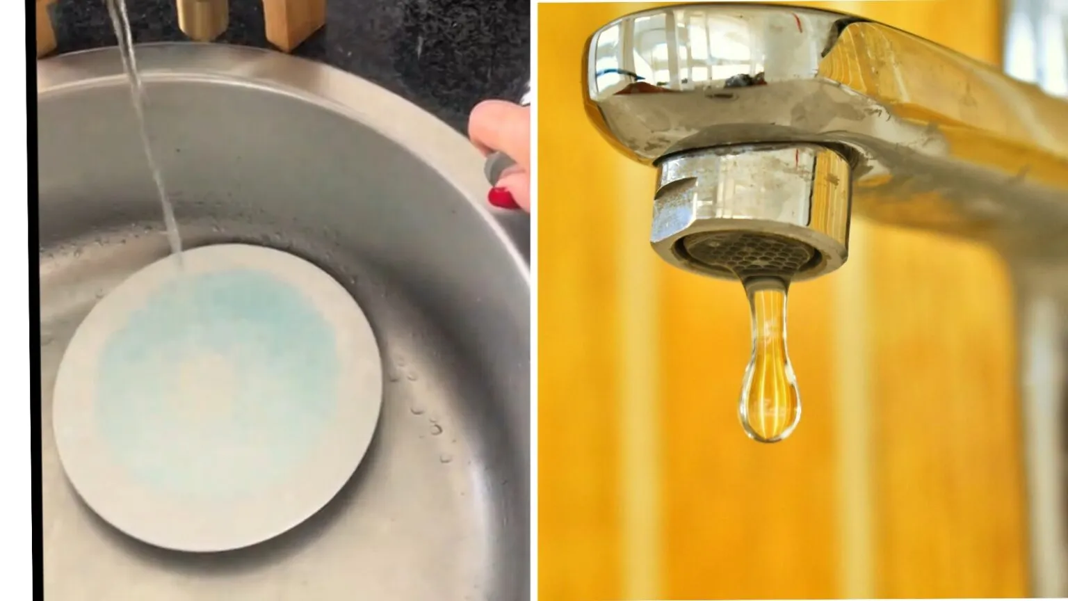 A Johannesburg woman's water returned but it was blue in colour.