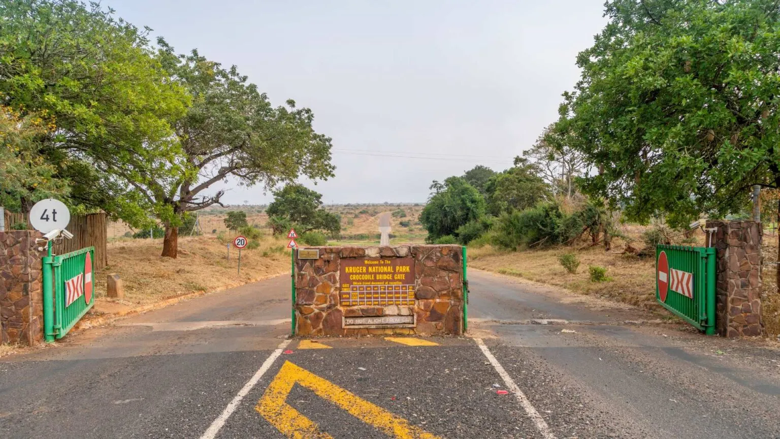 Crocodile Bridge gate at Kruger National Park.