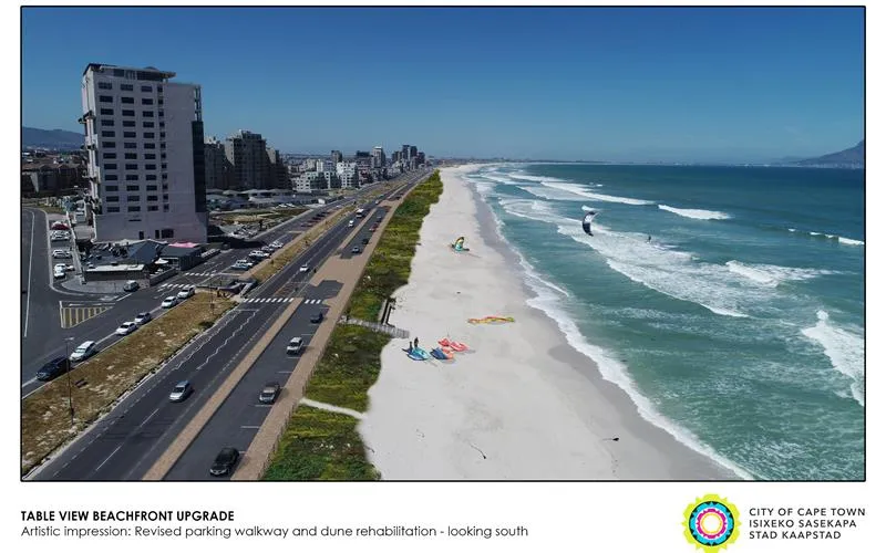 The City of Cape Town says that they hope upgrades of the beachfront will resume soon.