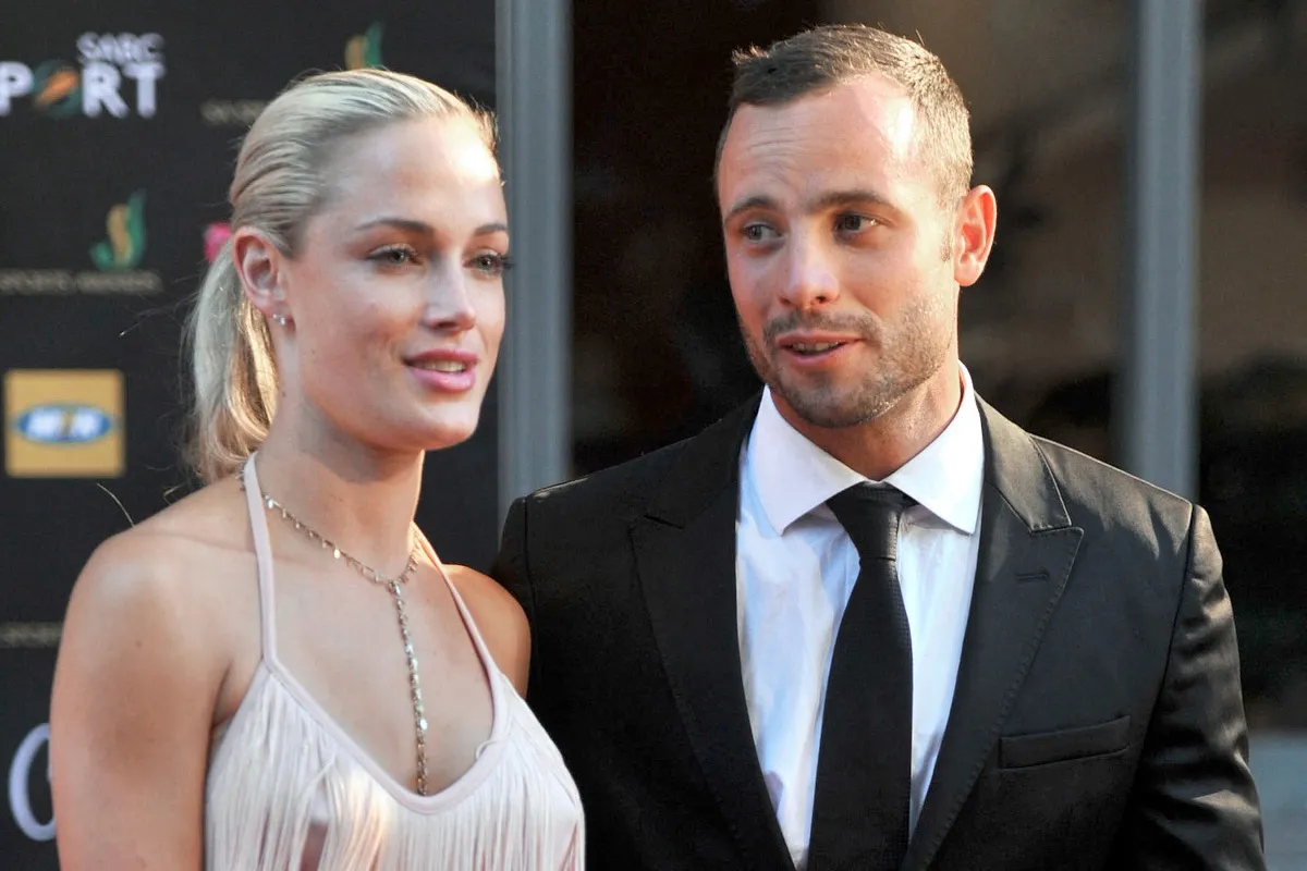 Oscar Pistorius and girlfriend Reeva Steenkamp. Image: LUCKY NXUMALO/AFP