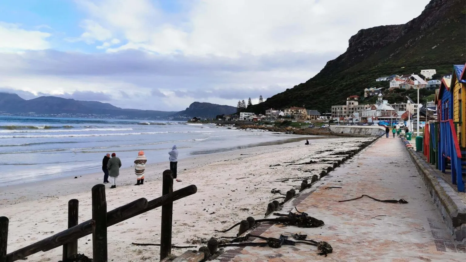 Refurbishments are underway along the Muizenberg beachfront.