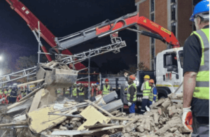 George building collapse.