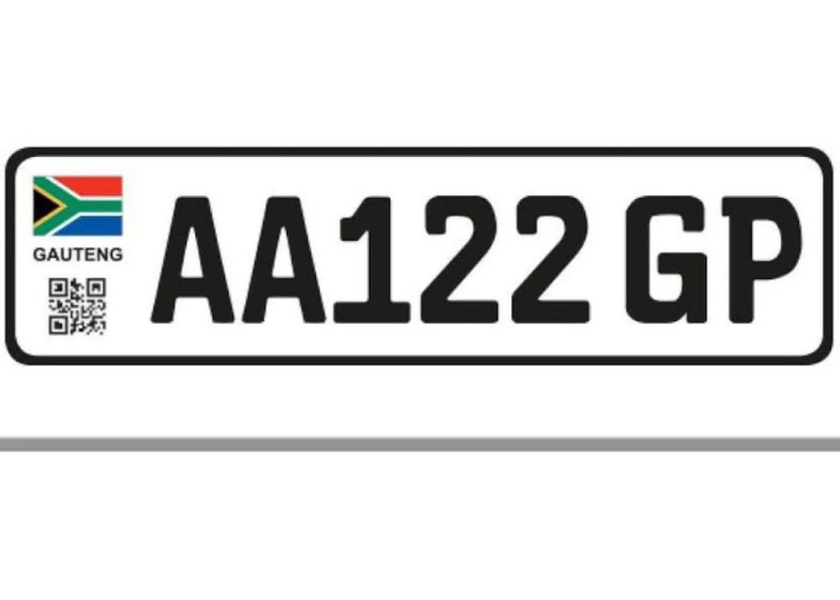 number plte