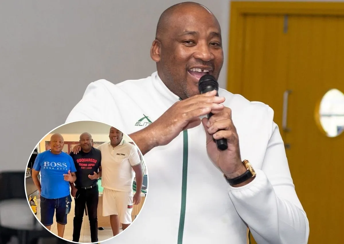Gayton McKenzie has responded to a viral pic of him and a friend, mistaken to be Katiso Molefe.