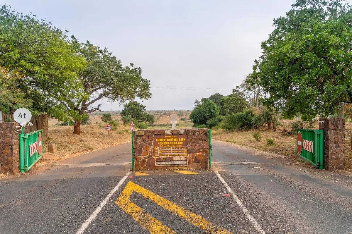 Crocodile Bridge Gate at Kruger National Park.