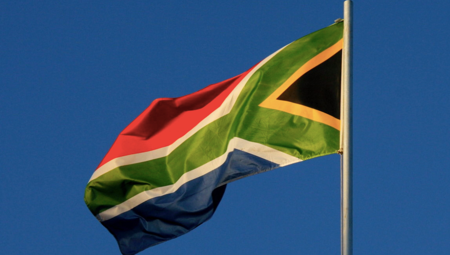 South African flag, in place the good news around the Limpopo provincial GDP growth