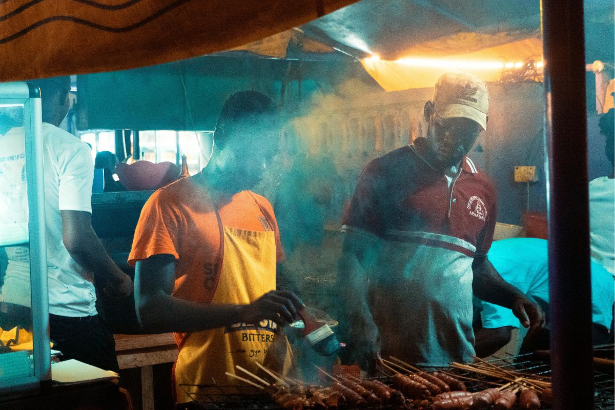 Forodhani street food market
