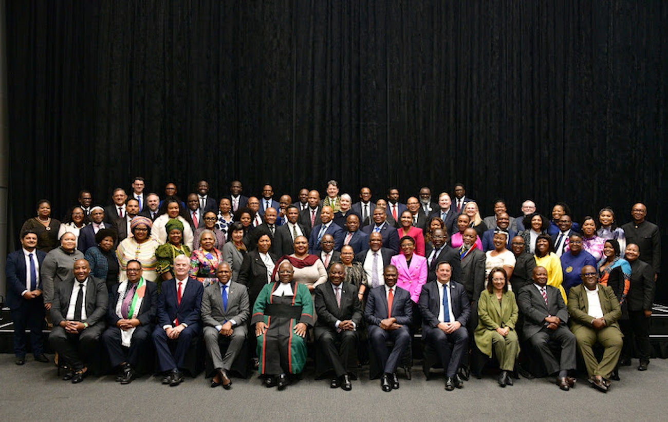 South Africa's executive, appointed soon after the 29 May 2024 general elections, including constant acting president angie motshekga