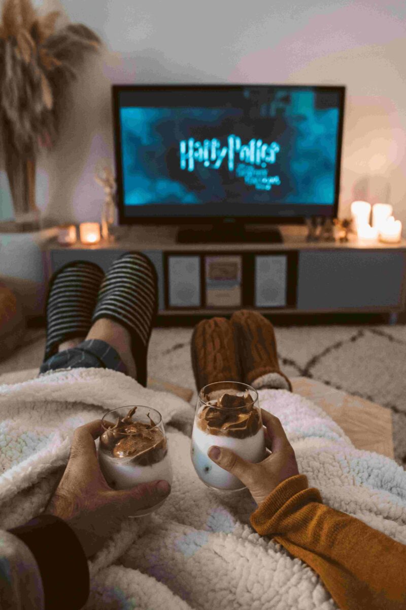 Rainy day activities: Watching movies