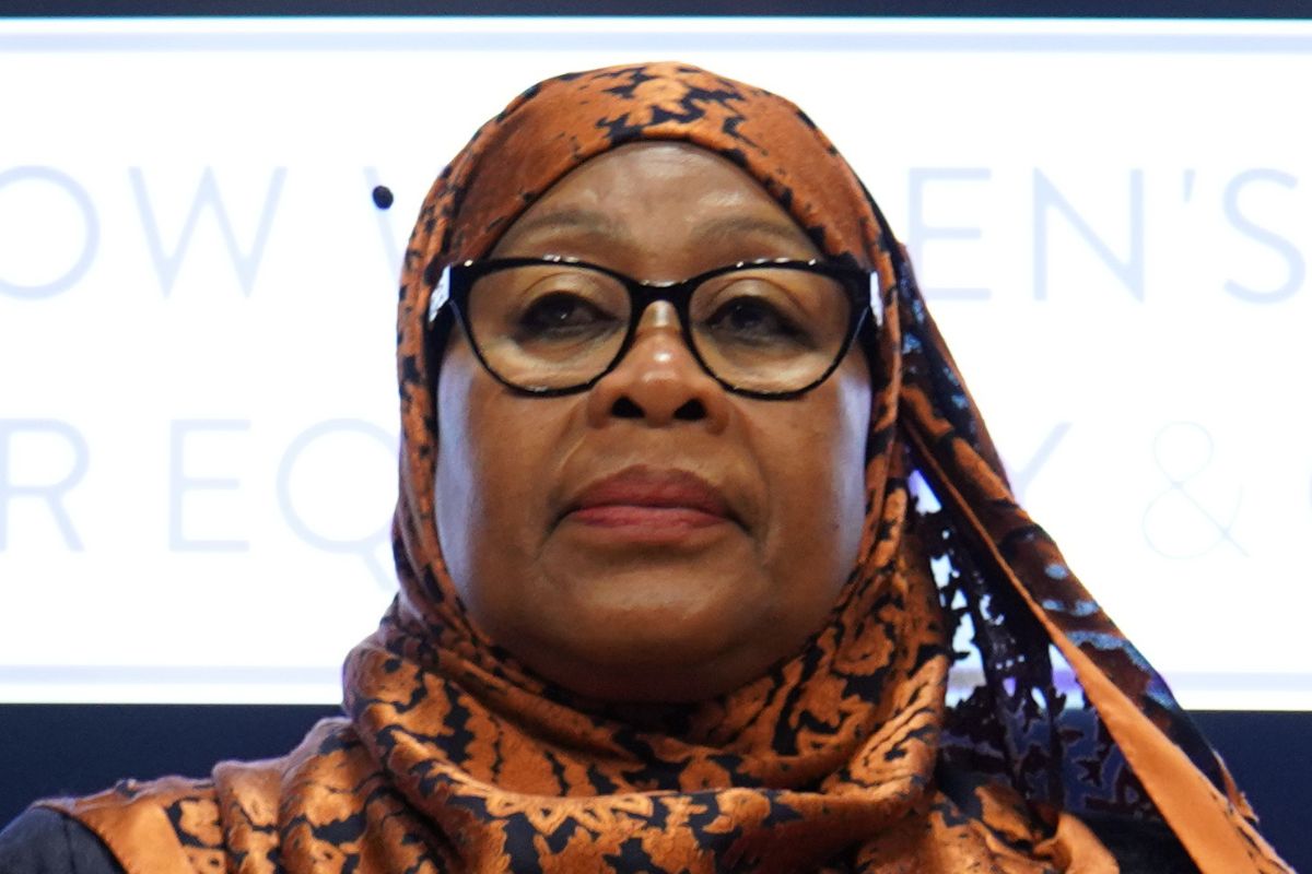 Tanzania's president, Samia Suluhu Hassan, pardons election protestors.