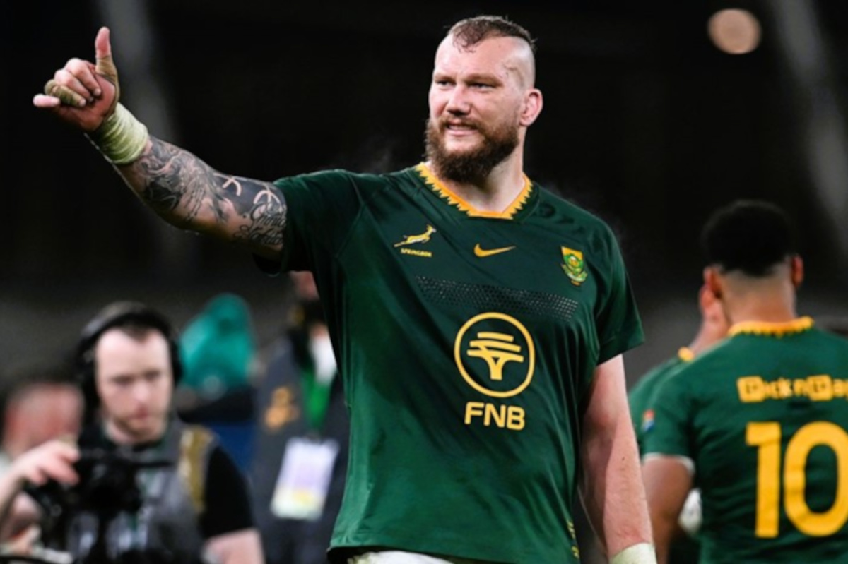 RG Snyman Springboks