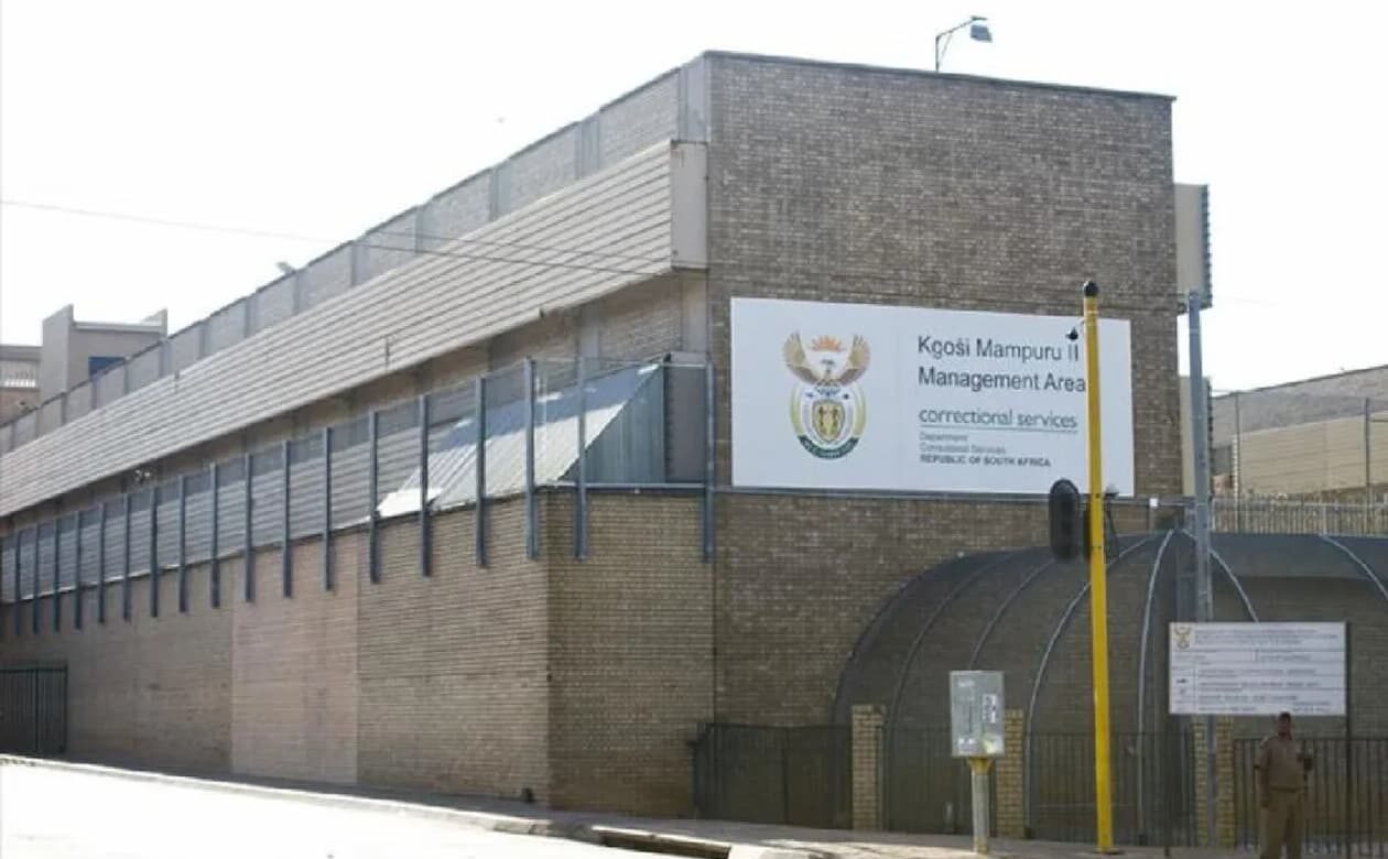 Kgoši Mampuru II Correctional Facility in Tshwane, this image accompanies an article about the visiting of ad hoc committee members the prison, and goes into famous inmates at the facility
