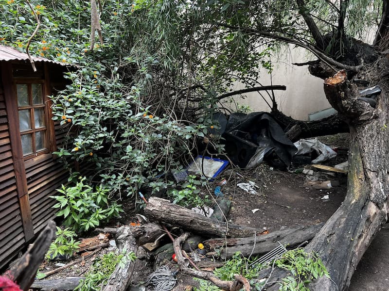 Image of the Bryanston house hijacked. This image accompanies a story about the raid conducted by the city of Johannesburg at the property on Thursday, 4 December 2025
