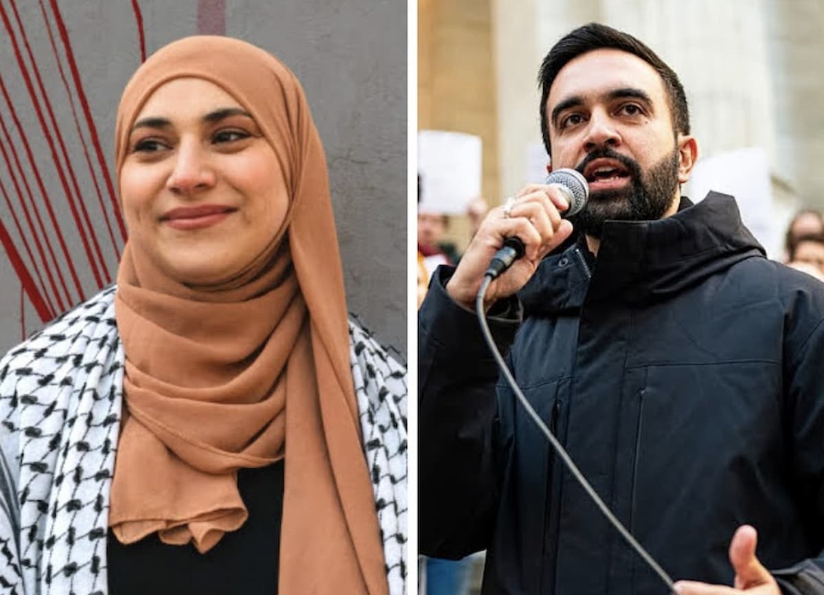 Customised photo of Aber Kawas and Zohran Mamdani. This image accompanies an article about the Aber Kawas and Zohran Mamdani's links to Johannesburg and Cape Town respectively, in South Africa