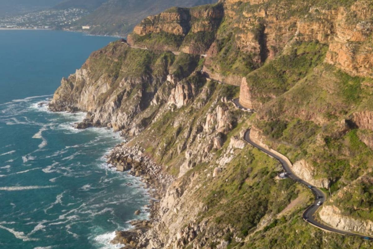 Picture of Chapman's Peak Drive.