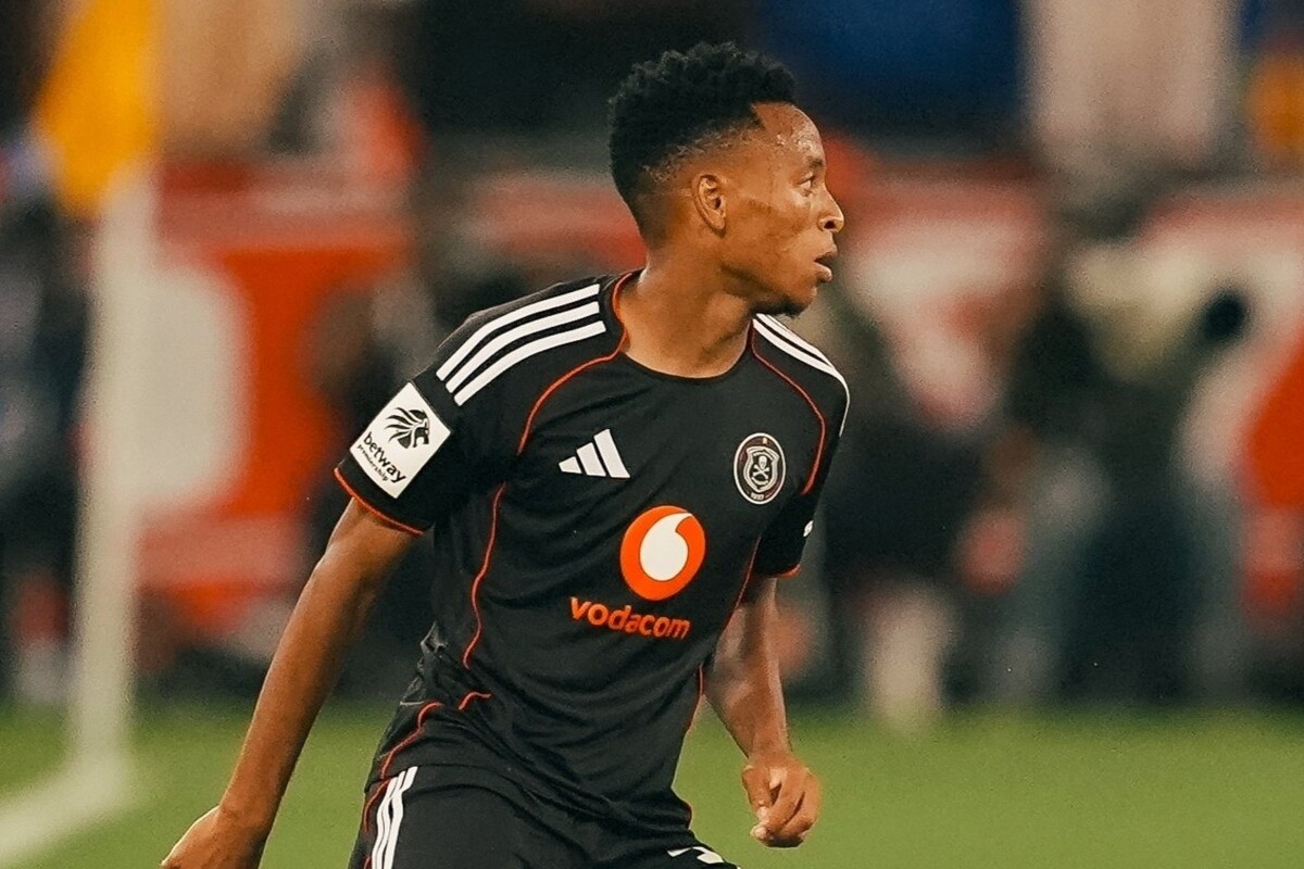 Orlando Pirates rising star Relebohile Mofokeng. Image: @orlandopirates/X
