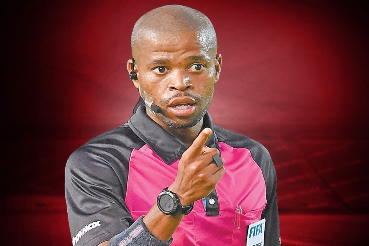 South African referee Abongile Tom will not officiate at the 2026 FIFA World Cup. Image: Soccer Laduma